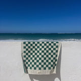 CHECKERED TOWEL - GREEN